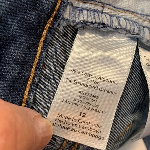 Sofia Jeans by Sofia Vergara size 12 Leslie Slim Straight cropped jeans - Picture 10 of 11